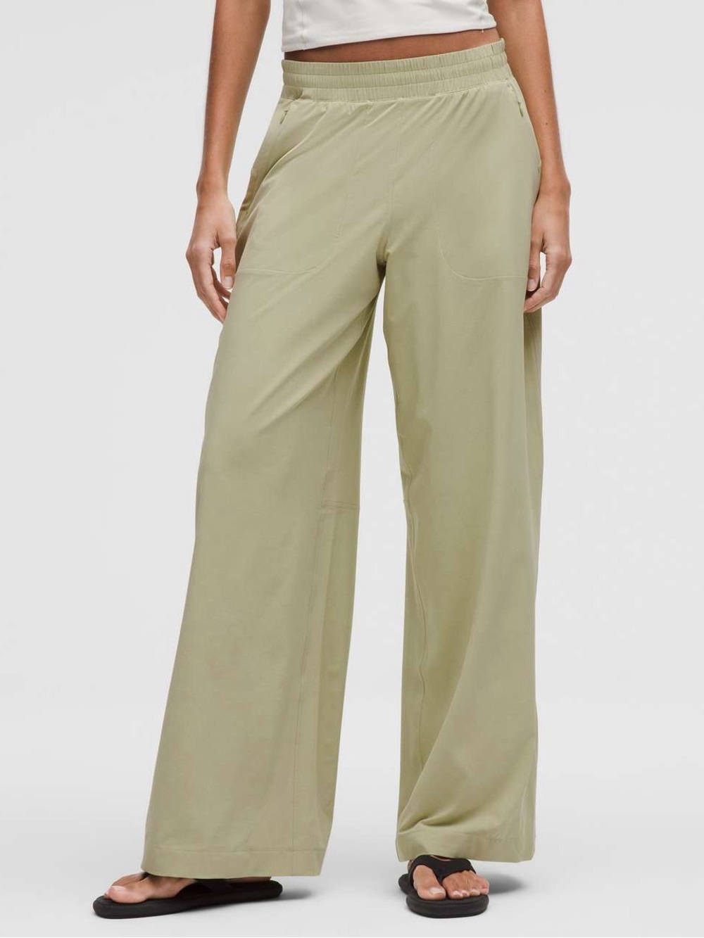 lululemon swift mid rise wide leg pant - green